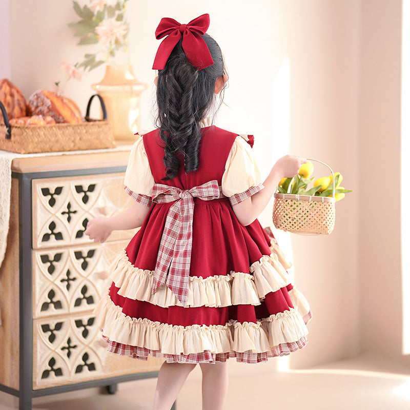 Lolita summer girls' princess dress, new  lolita style children's dress, lolita baby dress