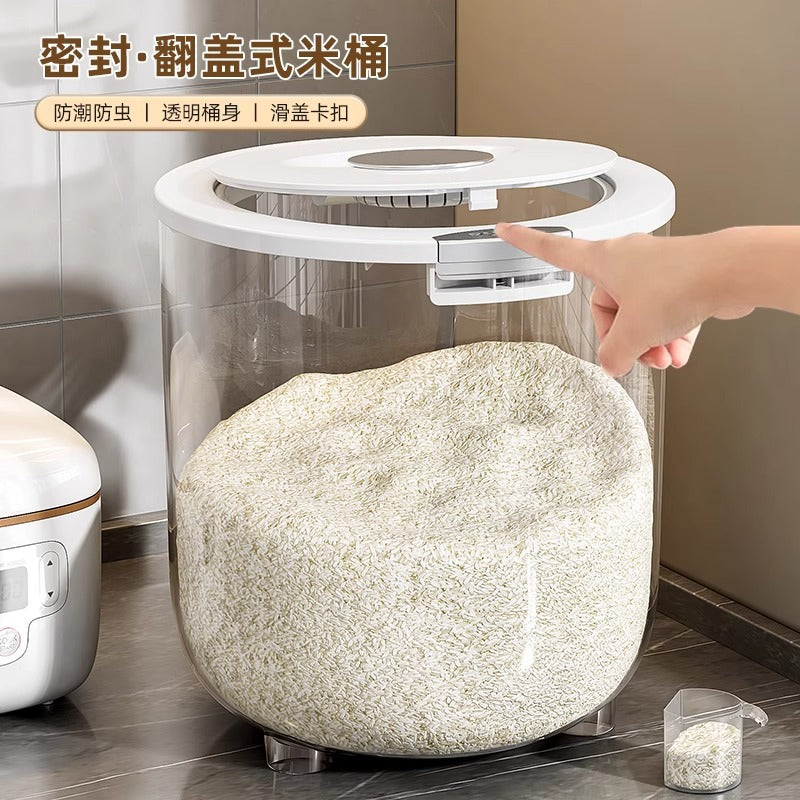 Rice bucket household insect-proof moisture-proof sealed bucket rice bucket rice flour storage tank container large capacity rice bucket box