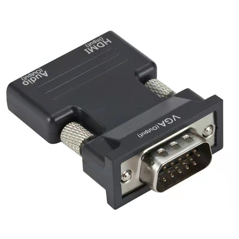 HDMI female to VGA male adapter converter with audio projector high definition computer display set top box hDMI