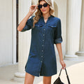 Fashion cross-border export  new arrival single-breasted side slit silmcasualwork clothing washed denim mid-length skirt