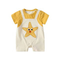 Summer romper baby newborn infant clothes summer thin casual versatile infant short sleeve crawling suit summer style