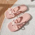 Student outwear fairy style bows flip flops non-slip women's summer non-slip beach vacation beach flip flops women