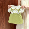Girls' summer dress, baby clothes, little girl, baby girl,  lightweight, stylish, cute, and adorable dress