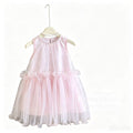 Princess dress  new girls' dress summer chic girls' skirt little girl's stunning sequin mesh dress