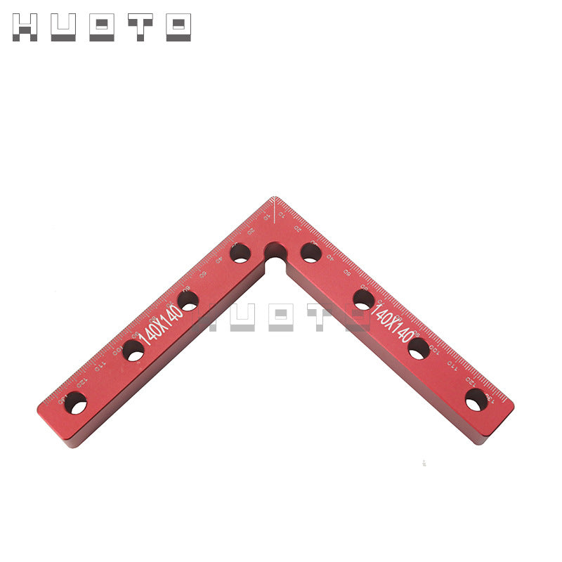 HUOTO woodworking right angle positioning sleeve 90 degree right angle ruler, woodworking puzzle fixing clip 90 degree right angle positioning ruler