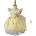 【custom wholesale】girls' dresses  summer new styles bowknot chic baby girl birthday princess dress