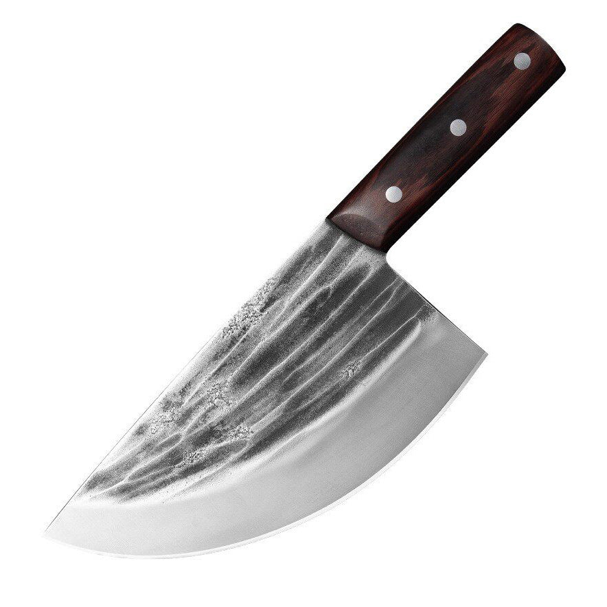 Striped fish-killing household knife, fish-killing forged chopping dual-purpose knife, household kitchen knife, stainless steel hotel commercial chef's knife
