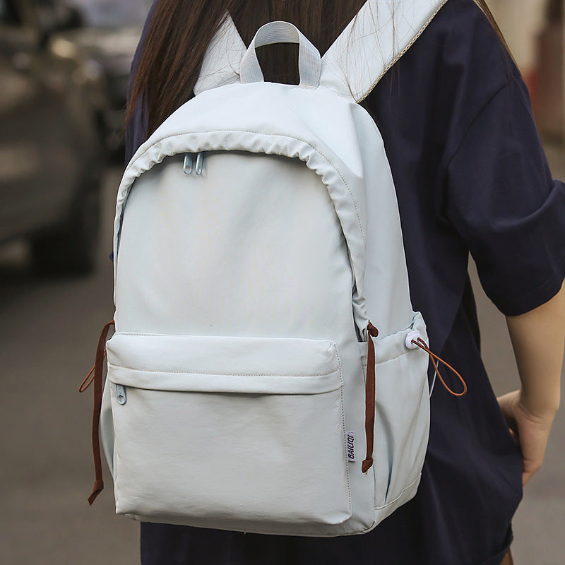 New minimalist casual backpack - japanese style, perfect for high school and college students, commuting, lightweight, and fits a laptop
