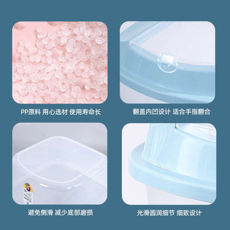 Grains storage rice bucket 25kg household sealed rice bucket box insect-proof and moisture-proof food grade 10kg rice bucket
