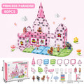 Kids educational diy painted diamond pattern magnetic track building blocks baby puzzle puzzle magnetic sheet square castle toy