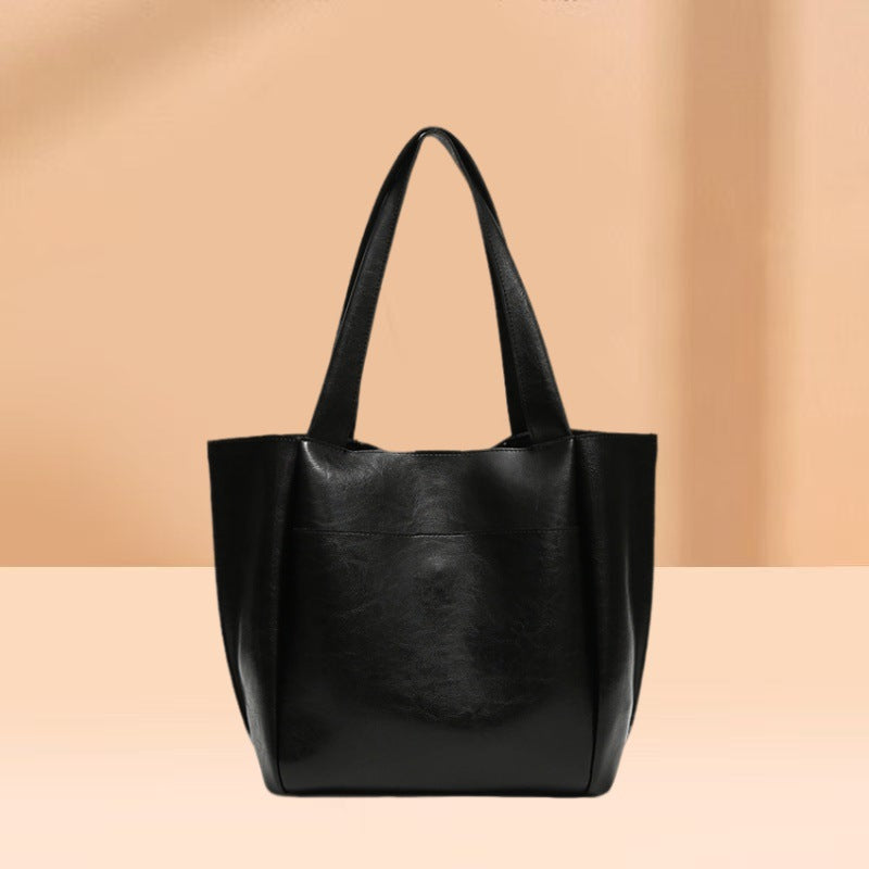 Cross-border  mother and child bag 2025 new retro armpit bag large-capacity commuter shoulder bag fashionable tote bag