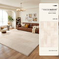 Carpet living room cream style no-wash and wipeable waterproof medieval style sofa coffee table thickened soundproof floor mat bedroom floor