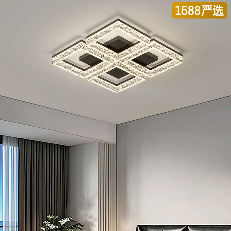 [Strict selection] 2025 new modern simple atmospheric ceiling lamp Nordic light luxury high-end ice crack lamp