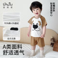 Kids' summer outfit set - short sleeve two-piece set for girls - lightweight and cute summer clothes