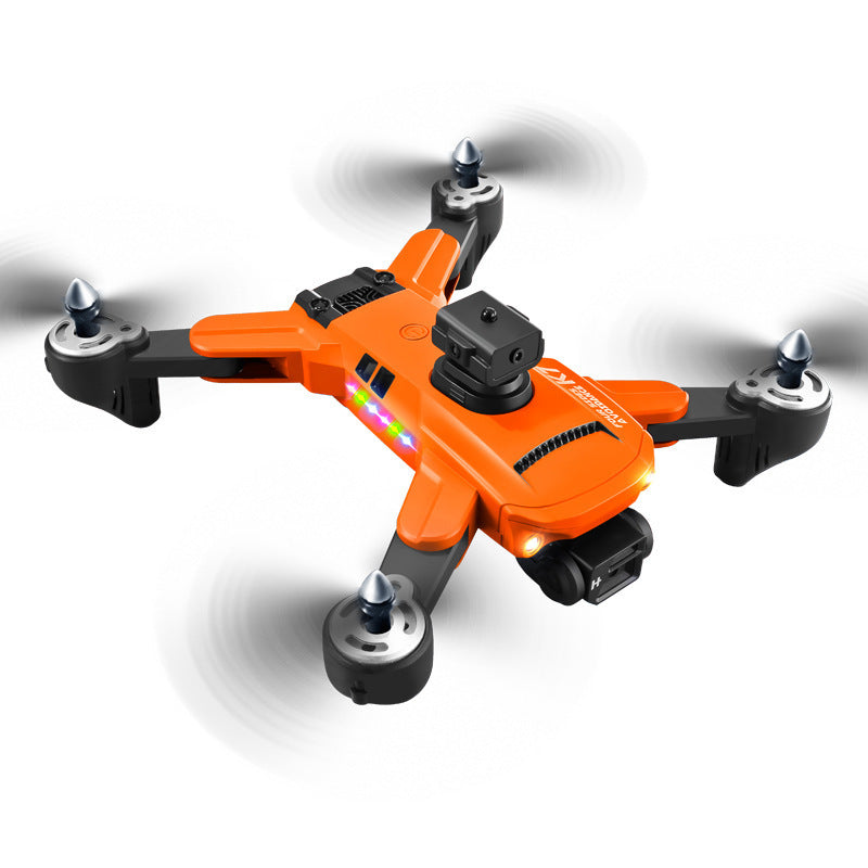 8k hd dual-camera drone k7 - quadcopter, foldable aerial photography aircraft with optical flow hovering, intelligent obstacle avoidance, and remote control
