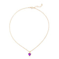 Wholesale alloy heart pendants - european & american cross-border jewelry, exquisite, niche, light luxury, high-end, versatile, diamond-studded necklaces for women