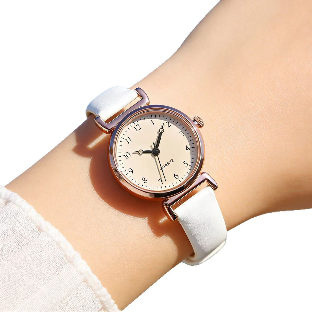 Women's watch hot korean style casualretro women's belt watch women's small forest style student watch in stock