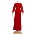 export women's chiffon maxi dress - african style, loose fit, plus size -