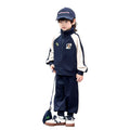 Boys'  spring/autumn tracksuit set: stylish and trendy loose-fit top and pants for boys