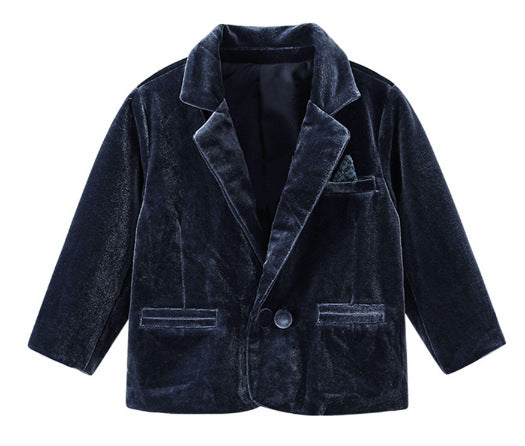 Boys' formal wear: new autumn  collection - british gentleman style children's suit, long sleeve v-neck turn-down collar jacket