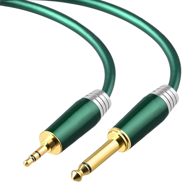 Lei Jun-807 sophomore core 3.5 to 6.5 electronic organ drum kit mobile phone audio adapter cable 3.5 to 6.35mm