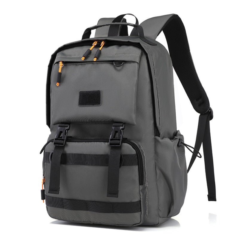 New spine protection backpack casual versatile schoolbag large capacity scratch-proof waterproof wear-resistant junior high school students