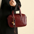 High-end 2025 new women's red wedding bag bridal bag niche design shoulder crossbody handbag mommy bag