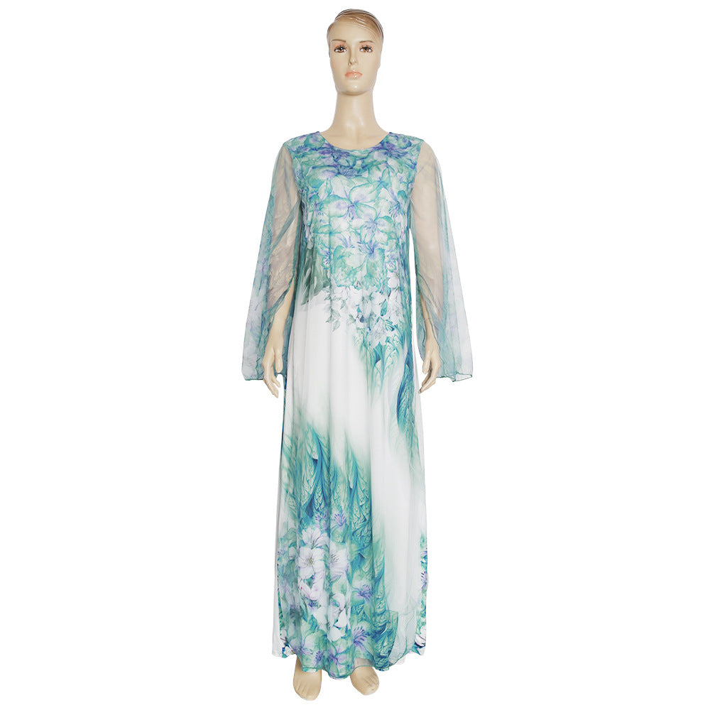 sourcing: african plus-size women's clothing -  &  - printed pullover loose-fit dresses - dropshipping available