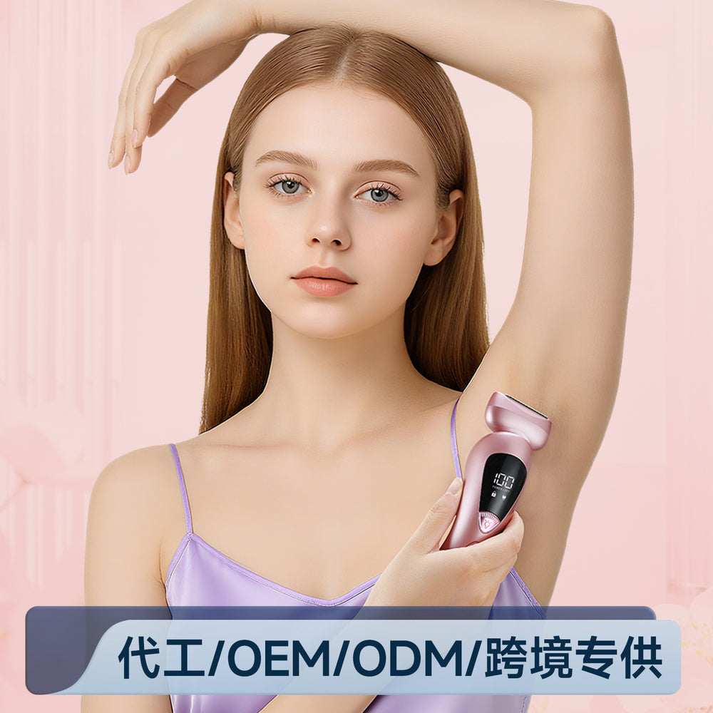 Electric shaver for women - personal underarm hair remover, portable, painless, full body use, customizable