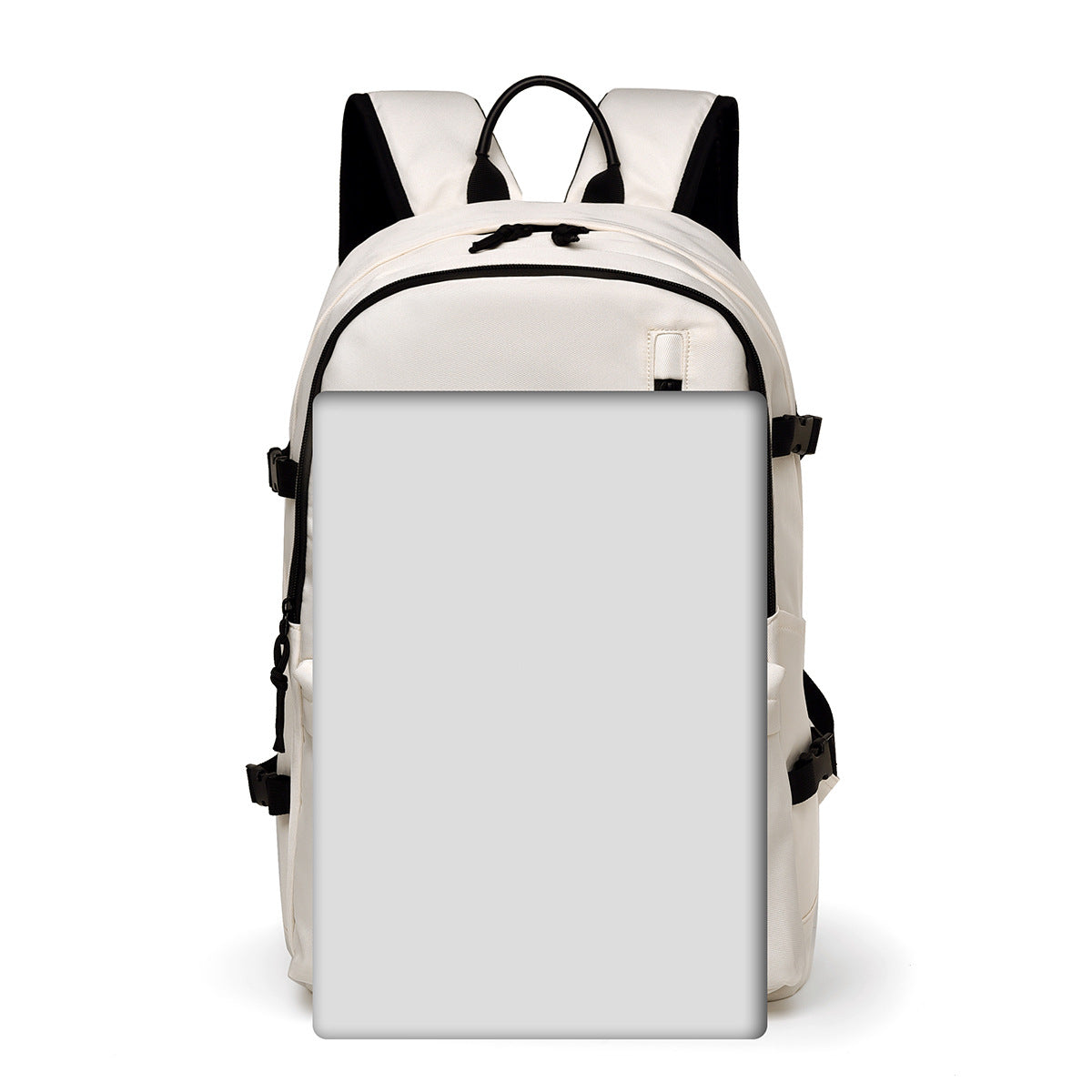 New Korean version of large-capacity simple backpack, women's leisure computer bag, young men's student schoolbag, travel bag