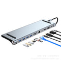 laptop docking station expansion converter, compatible with apple, huawei, and macbook, 11-in-1 expansion hub