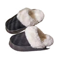 Autumn winter home cotton slippers women's cotton slippers women's heattech shoes toe slippers women's confinement shoes women's snow boots cotton slippers