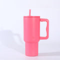 New 3rd generation 30oz ice tumbler with 304 stainless steel handle, insulated mug with convenient straw, car cup, stylish multi-color options