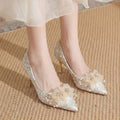 Pointed toe pumps - women's spring 2026 new collection: elegant evening shoes, wedding shoes, bridal shoes, stiletto heels, comfortable bridesmaid shoes
