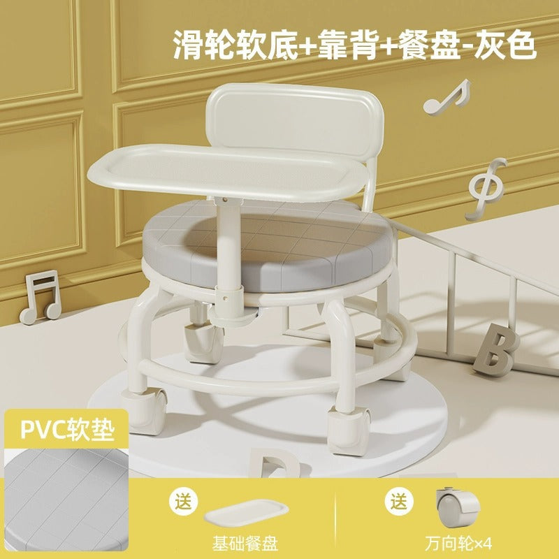 Baby Dining Chair Household Baby Thickened Plate Learning Sitting Chair Multifunctional Children's Portable Learning to Eat Dining Table and Chair