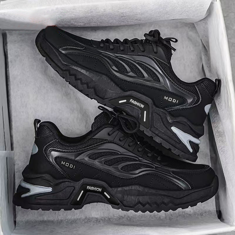 Men's sneakers - 2026 spring collection - chunky platform, height increasing, lightweight & breathable casual shoes for students