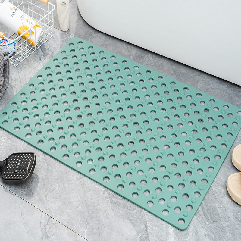 Square non-slip mat, bathroom mat, bath anti-drop and environmentally friendly household shower room, suction cup, floor mat, bathroom massage foot mat