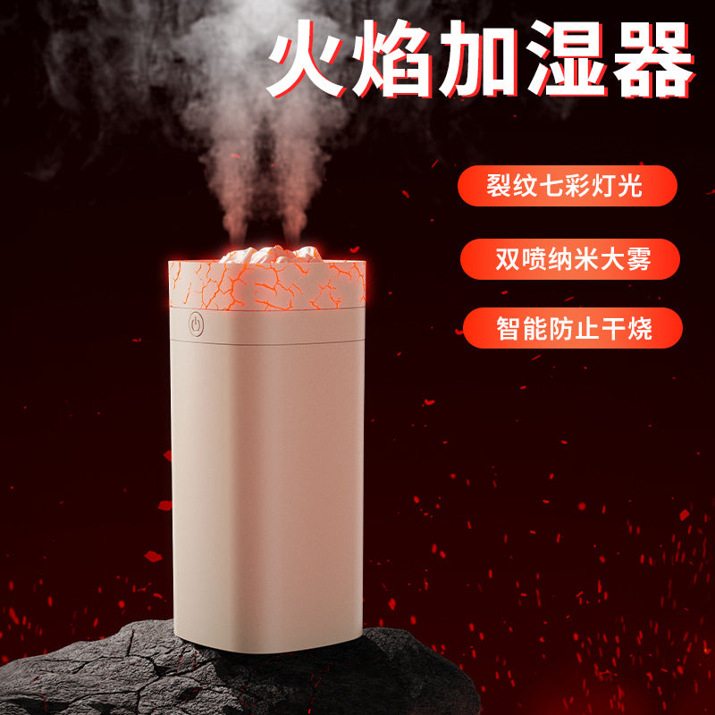 Mini high-mist humidifier, usb air humidifier, home small desktop humidifier, crackle diffuser aroma machine