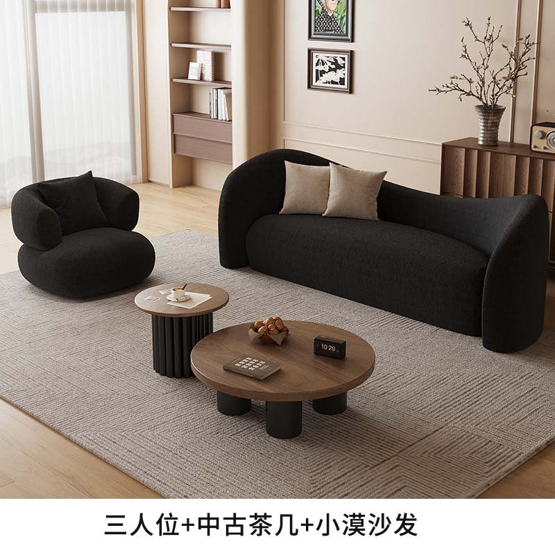 Scandinaviannew arrival fabric sofa living room beauty salon reception net benchcasual cashmere sofa combination