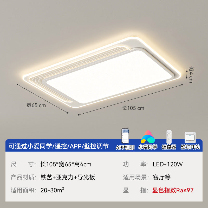 Zhongshan Lighting Atmospheric Living Room Main Light 2025 New Ceiling Light Simple Modern Bedroom Light Whole House Lighting Package