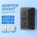 110v power strip, us standard, with overload protection, socket strip, power strip converter, usb fast charging, us plug