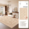 Carpet living room cream style no-wash and wipeable sofa floor mat accessible luxuryclassy easy-care bedroom waterproof bedside blanket