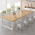 Conference table, rectangular desk, office desk and chair set, minimalist modern rectangular table, workstation, office negotiation table