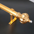 Thickened aluminum alloy curtain rod roman rod rose gold ivory white gold single rod double rod curtain rod factory direct sales