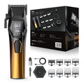 Adjustable blade professional electric hairdresser digital display fast charging hair salon hairdressing clipper electric clipper