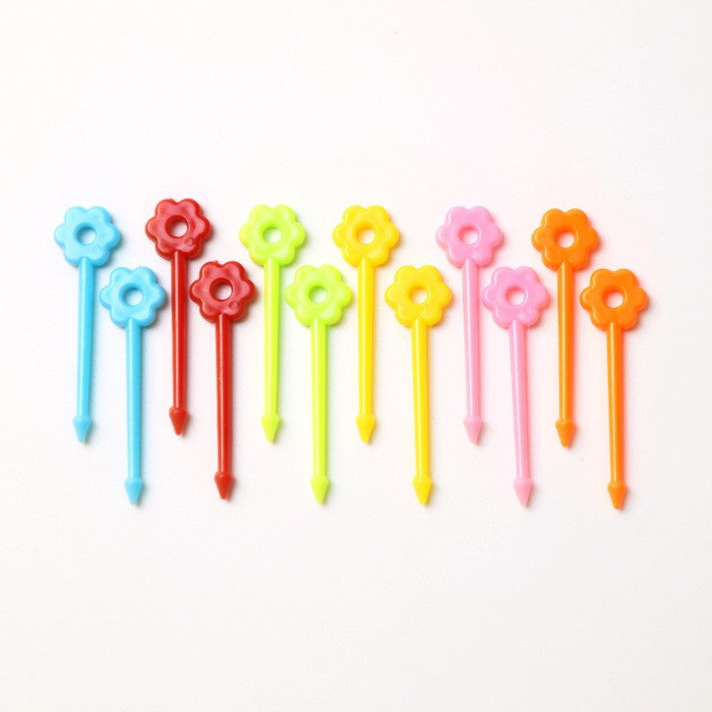 cartoon fruit fork set - cute animal creative fruit picks, bento fruit forks, dessert forks - wholesale