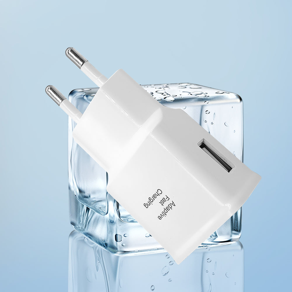 S8 fast charging charger compatible with samsung s6/s8/s9/10, qc3.0 quick charge adapter with us/eu plug