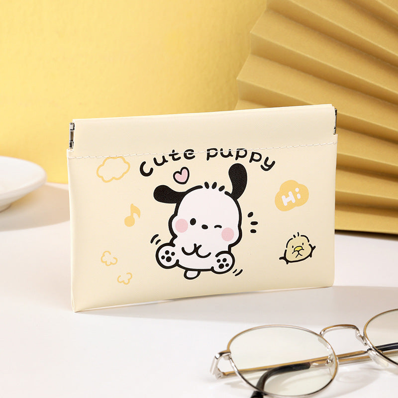 Shrapnel storage bag mouth, red envelope key, cosmetic bag, data cable, storage bag, portable mini bag in the carry-on bag