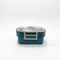 304 stainless steel double-layer insulated lunch box bento box vacuum insulated food container student meal delivery outdoor meal box