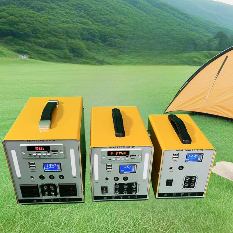 Solar outdoor energy storage power supply Live camping Self-driving tour Large capacity portable outdoor power supply Mobile power supply